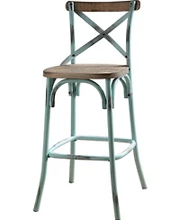 Modern Iron Bar Chair – Sleek Black Finish for Urban Loft Style