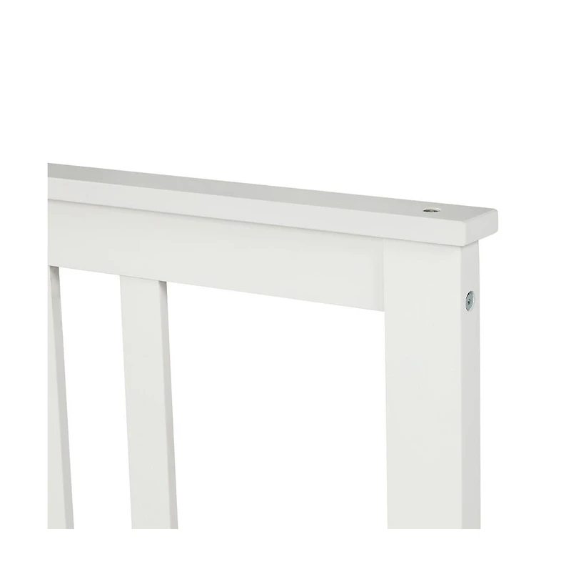 Sturdy Wood Bed Frame with Support Slats for Bedroom Furniture