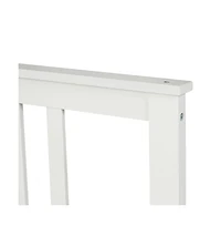 Sturdy Wood Bed Frame with Support Slats for Bedroom Furniture