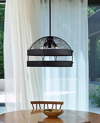 Home Accessories 17" Ivana 3-Light Indoor Chandelier