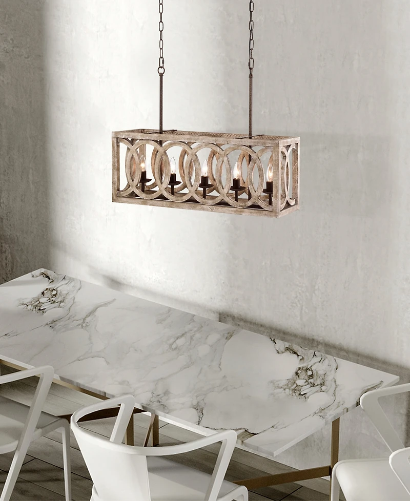Home Accessories 30" Laurentina 5-Light Indoor Chandelier