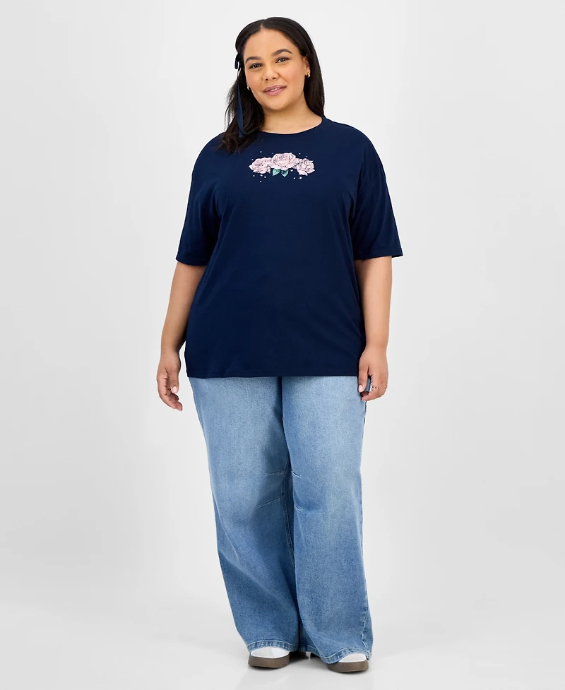 Rebellious One Trendy Plus Good Vibes T-Shirt