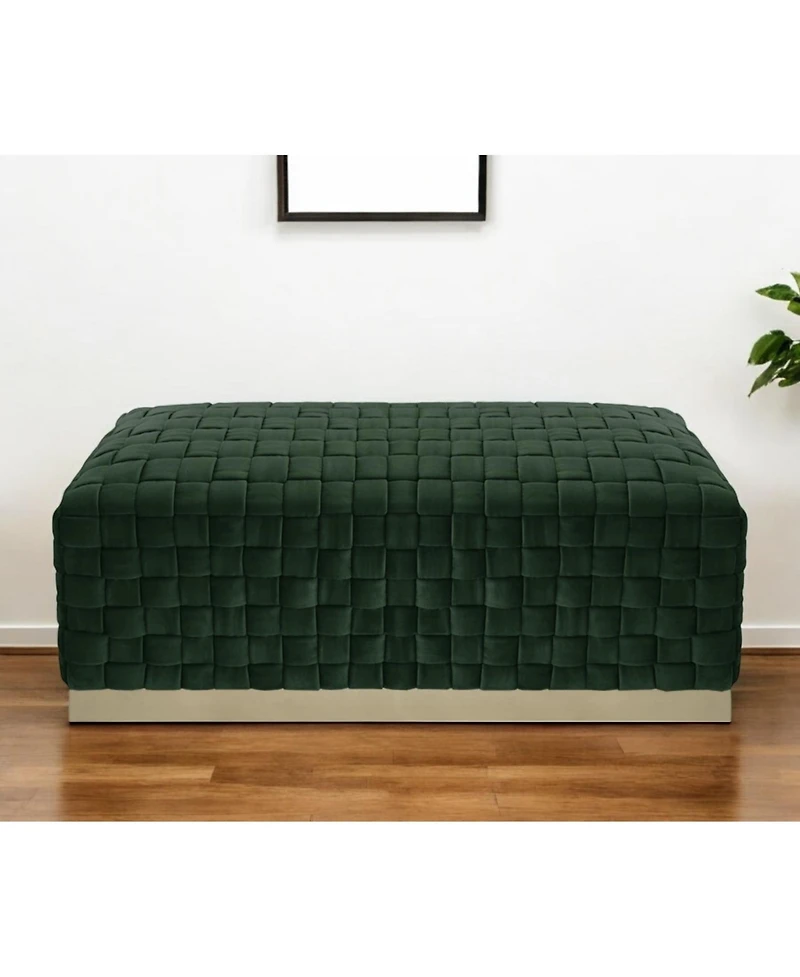 Velvet Upholstered Bench – Elegant Accent Seating for Bedroom, Hallway, or Living Room