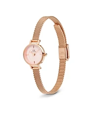 Daniel Wellington Women's Analog Rose Gold Tone Stainless-Steel Watch, 19mm
