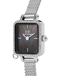 Daniel Wellington Women's Analog Silver Tone Stainless-Steel Watch, 15mm