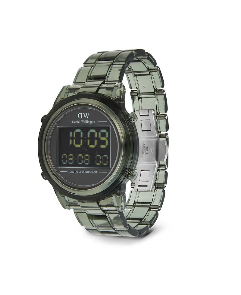 Daniel Wellington Men's Chronograph Green Plastic Watch