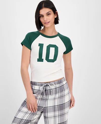 Hippie Rose Juniors' Graphic Raglan T-Shirt