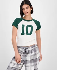 Hippie Rose Juniors' Graphic Raglan T-Shirt