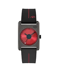 adidas Unisex Analog Black Silicone Watch