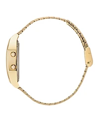 adidas Unisex Digital Gold-Tone Stainless Steel Watch, 36mm