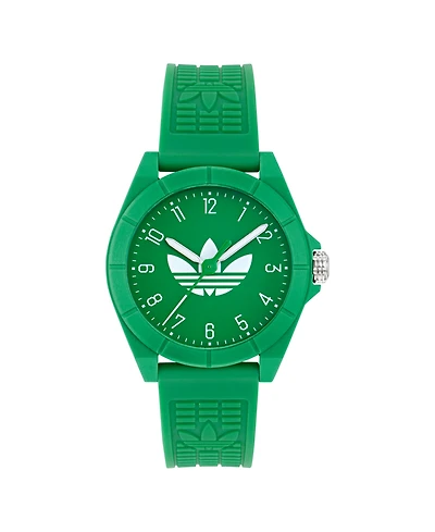 adidas Unisex Analog Green Resin Watch