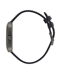 adidas Unisex Analog Black Leather Watch