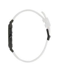adidas Unisex Analog White Silicone Watch, 39mm