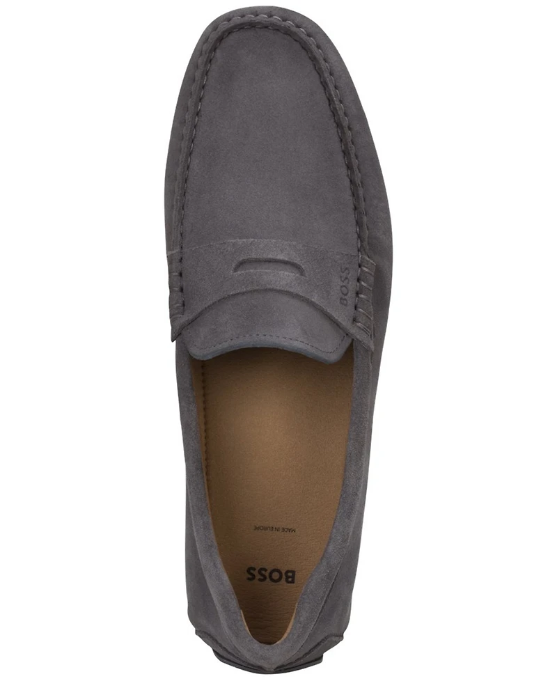 Boss by Hugo Men's Noel Suede Penny Loafer
