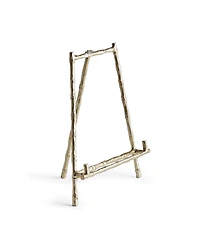 14.5" Baldwin Premium Gold Finish Bamboo Decorative Medium Cookbook Art Picture Frame Luxury Easel Holder