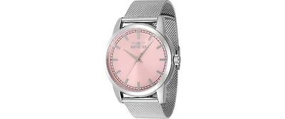 Invicta Men's 48510 Celestial Quartz 3 Hand Pink Dial Watch