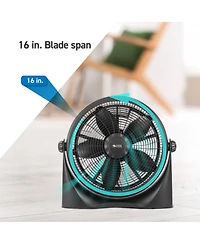 Commercial Cool Floor Fan for Home, Garage, Bedroom, or Office, Cooling Fan for Floor with 3 Fan Settings, Quiet Floor Fan with Adjustable Tilt Angle