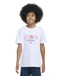 adidas Big Boys Short Sleeve Baseball Mascot T-Shirt