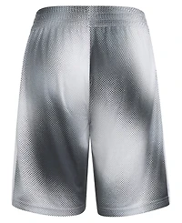 adidas Big Boys Elastic Waistband Motion Gradient Printed 3-Stripe Shorts