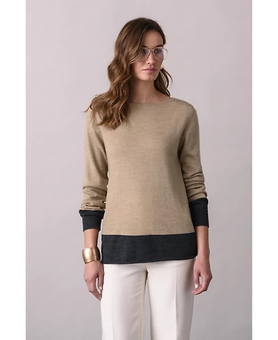 Celtic & Co. Women's Merino Fine Knit Boat Nk Sweater