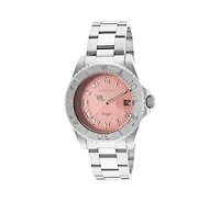 Invicta Women's 14360 Angel Quartz 3 Hand Pink Dial Watch