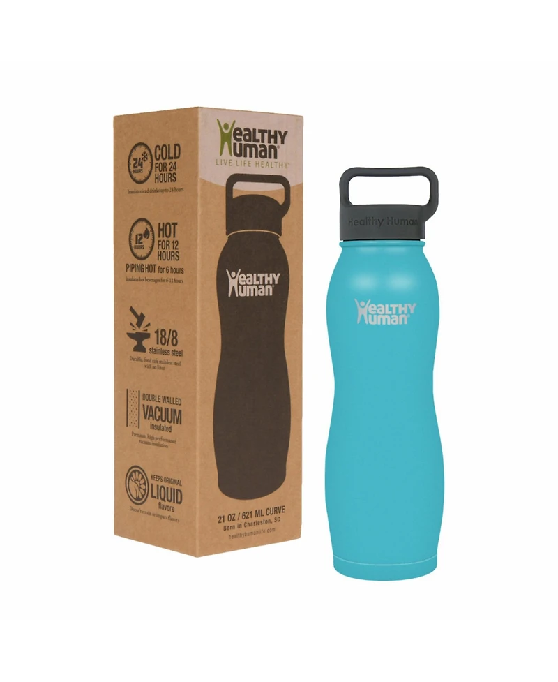 Curve Stainless Steel Bottle: 21oz