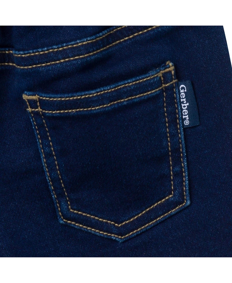 Gerber Baby Gender Neutral Cuffed Denim Shorts