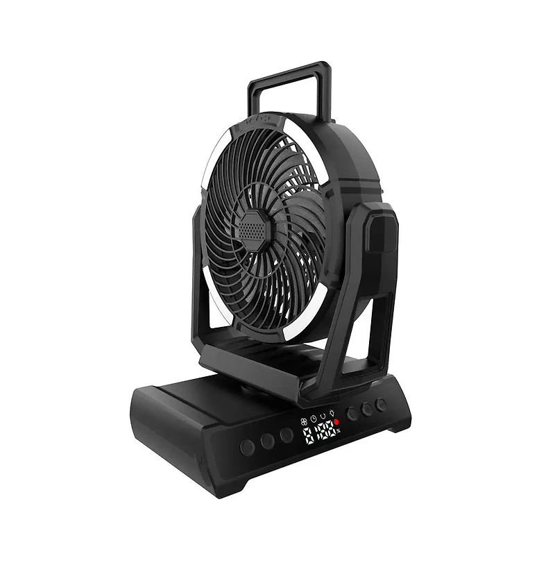 Ayamaya 40,000mAh Rechargeable Camping Fan with Led Lantern & Power Bank, Ultra-Quiet 9-Speed Tent Fan with Remote, 135-Hour Battery Life, Adjustable
