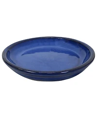 Chalet Uv- and Frost-Resistant Ceramic Planters with Drainage Holes Saucers
