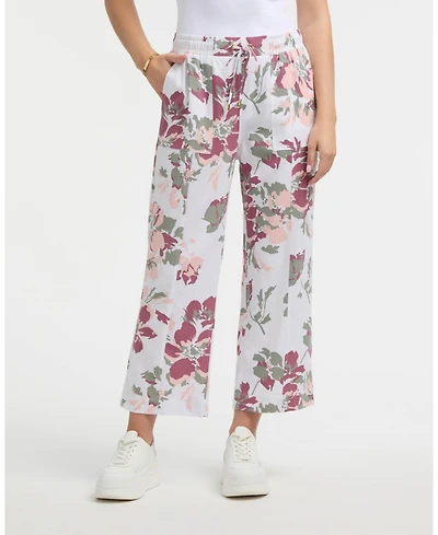 Ellen Tracy Women's Cropped Straight Leg Pant