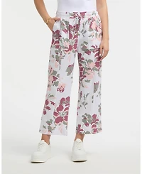 Ellen Tracy Women's Cropped Straight Leg Pant