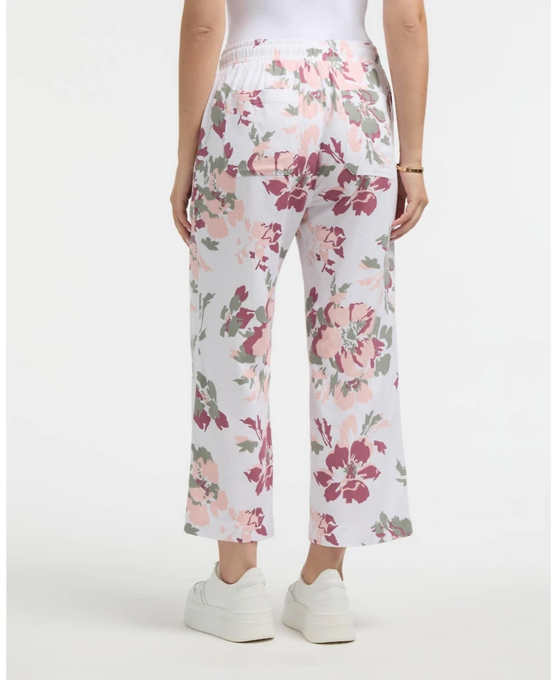 Ellen Tracy Women's Cropped Straight Leg Pant