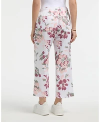 Ellen Tracy Women's Cropped Straight Leg Pant