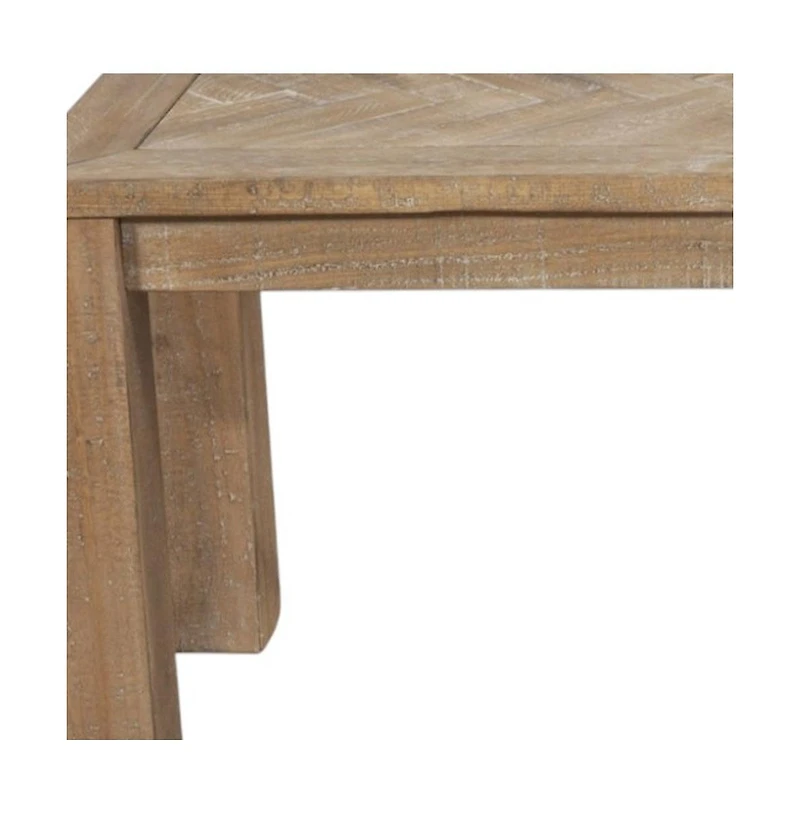 Distressed Solid Wood Dining Bench for Home Dining Room or Kitchen Seating