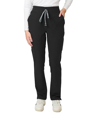 Medgear Women's Ariana Mid-rise Slim Straight Scrub Pant