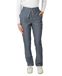 Medgear Women's Ariana Mid-rise Slim Straight Scrub Pant