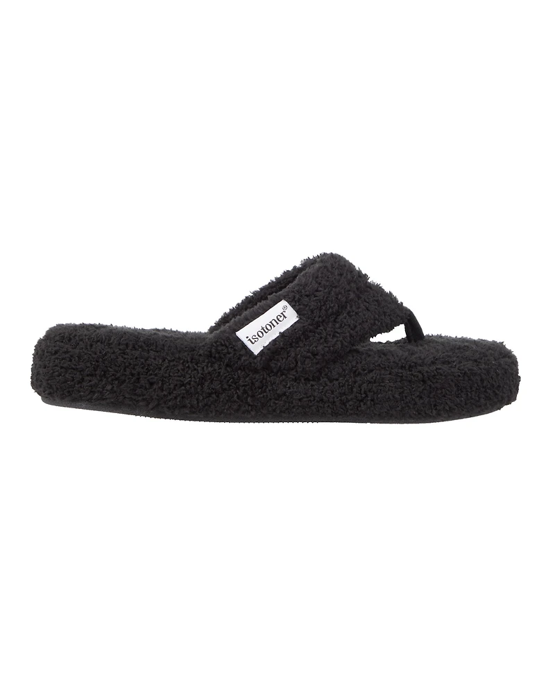 Isotoner Signature Women's Joey Cozy Plush Thong Slippers