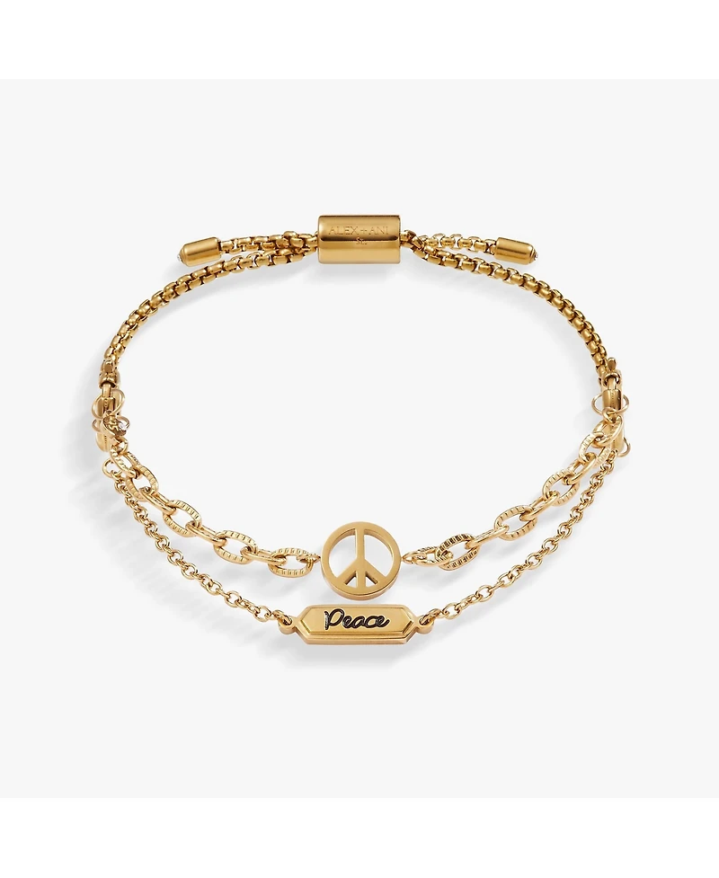 Peace Stranded Bracelet Set