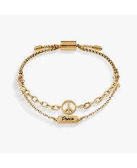 Peace Stranded Bracelet Set