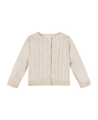 Hope & Henry Baby Organic Long Sleeve Cable Cardigan & Legging Sweater Set