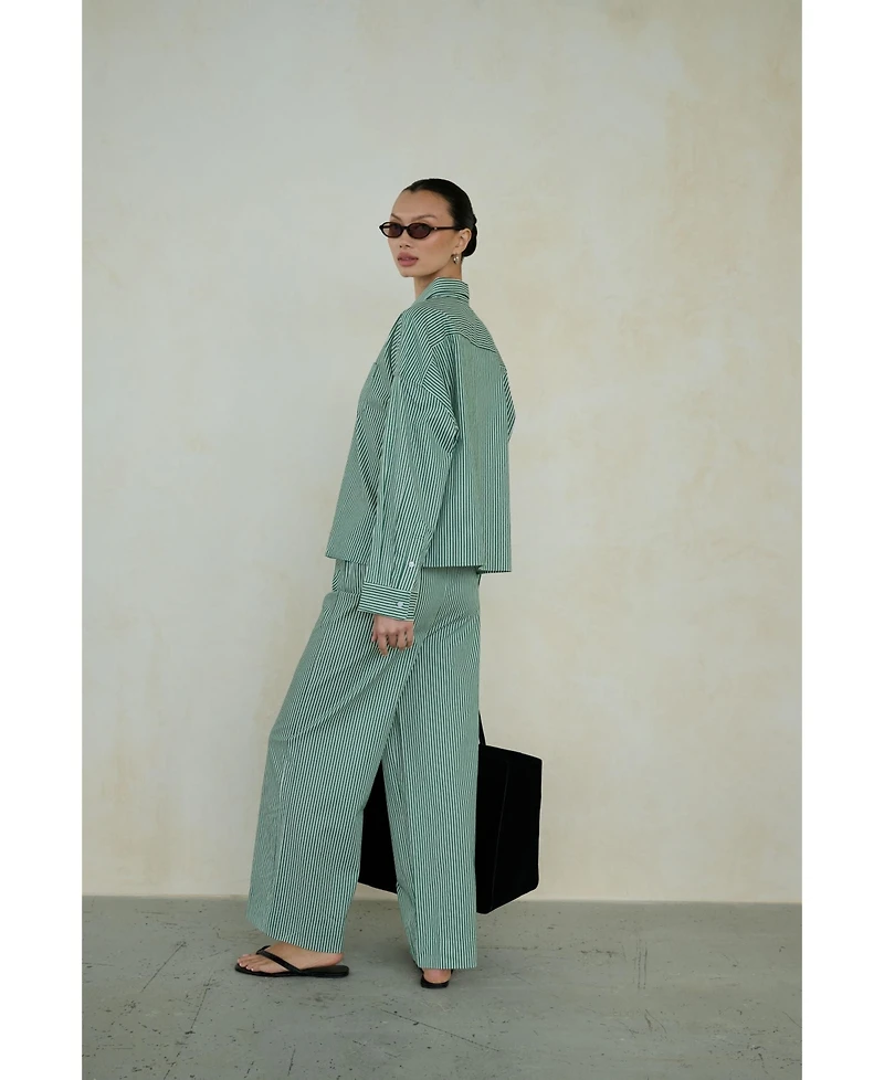 WeWoreWhat Women's Tie Waist Pant