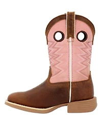 Durango Kids Lil Rebel by Dark Chestnut Bubblegum Western Boot