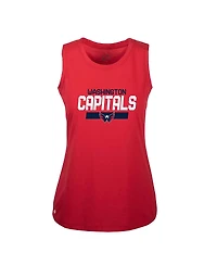 LevelWear Women's Alexander Ovechkin Red Washington Capitals Macy Player Name Number Tank Top