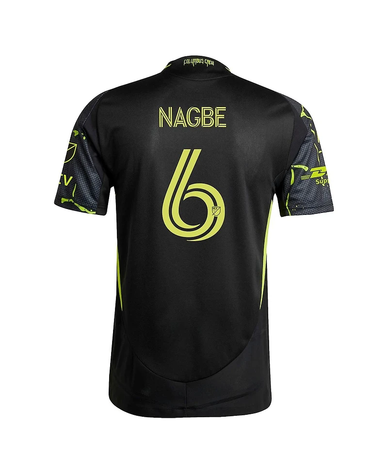 Adidas Men's Darlington Nagbe Black Columbus Crew 2025 The Goosebumps Kit Authentic Player Jersey