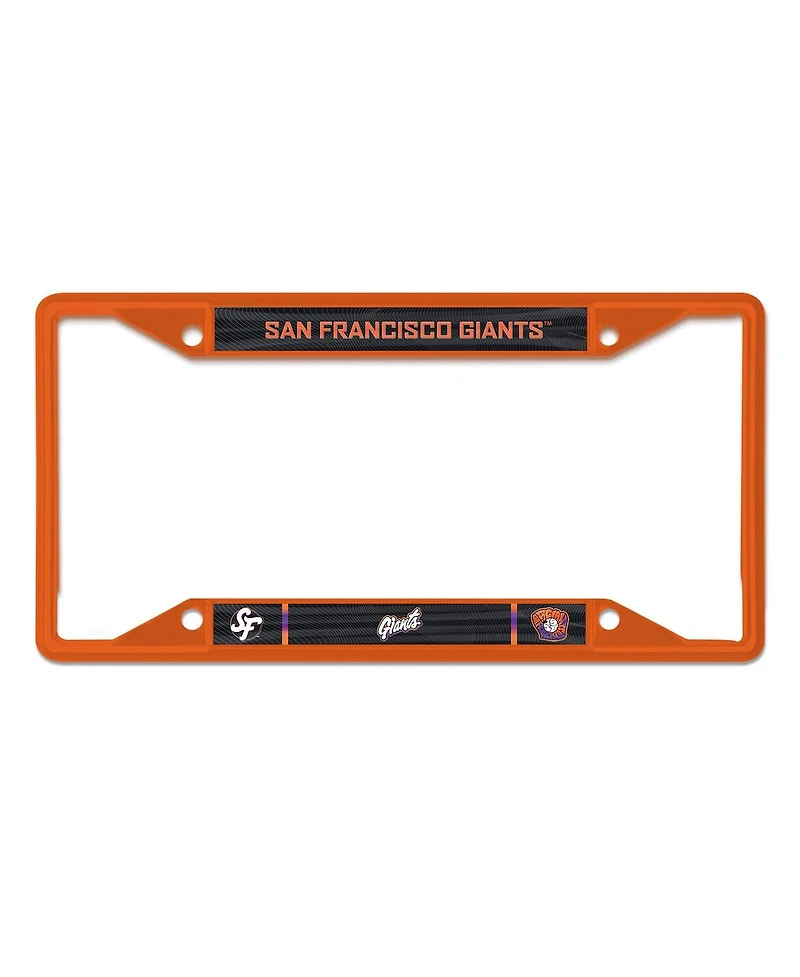 Wincraft San Francisco Giants 2025 City Connect Laser Cut Metal License Plate Frame