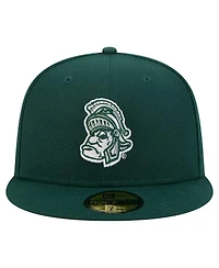 New Era Men's Green Michigan State Spartans Vault 59FIFTY Fitted Hat