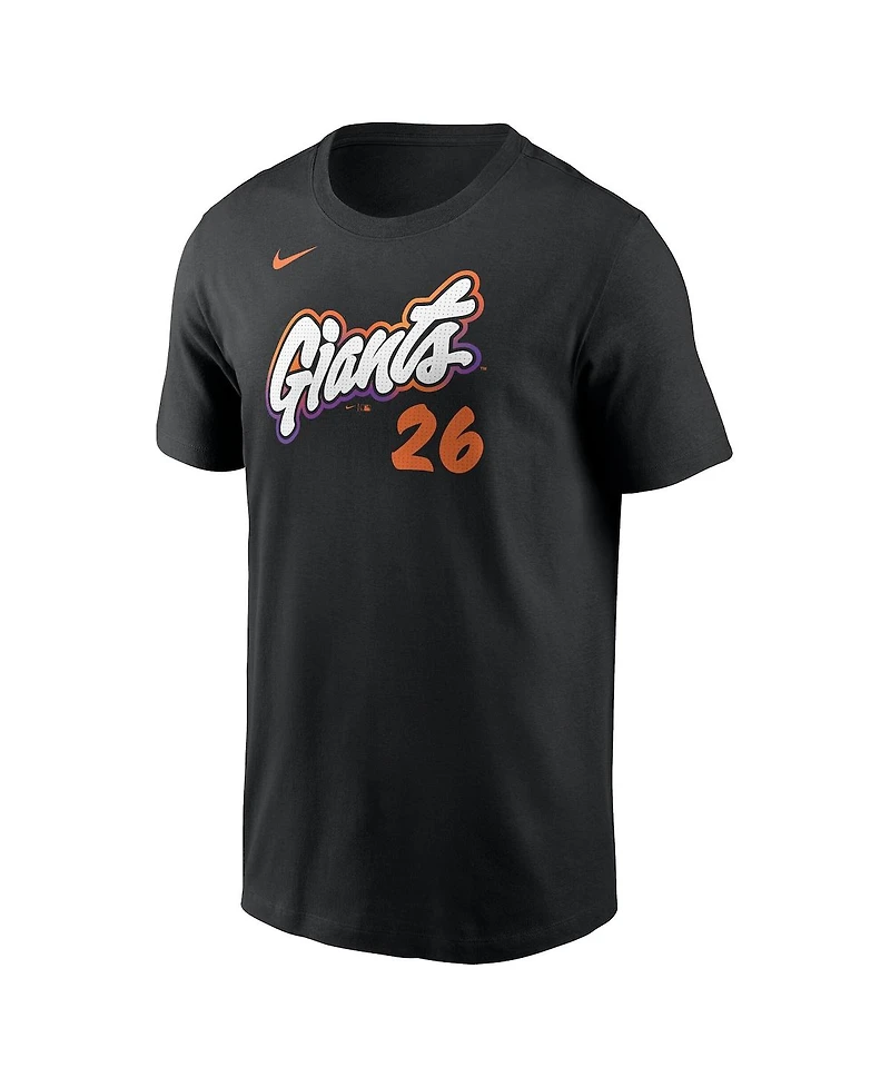 Nike Men's Matt Chapman Anthracite San Francisco Giants 2025 City Connect Fuse Name Number T-Shirt