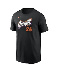 Nike Men's Matt Chapman Anthracite San Francisco Giants 2025 City Connect Fuse Name Number T-Shirt
