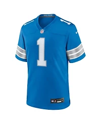 Nike Men's Jameson Williams Blue Detroit Lions Game Player Jersey