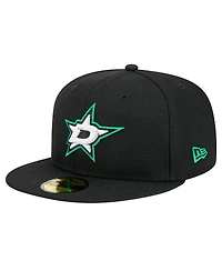 New Era Men's Black Dallas Stars Core 59FIFTY Fitted Hat